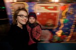 Anna and Ella at the Chicago Holiday&nbsp;Train