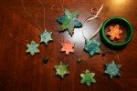 assorted homemade clay&nbsp;ornaments