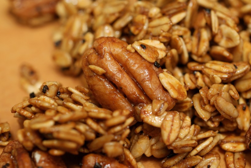 close up single pecan